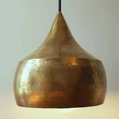 Handmade Hammered Brass Pendant Light