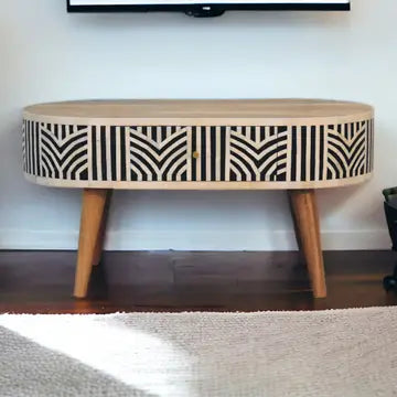 Edessa Bone Inlay Coffee Table - DesignsByZuedi
