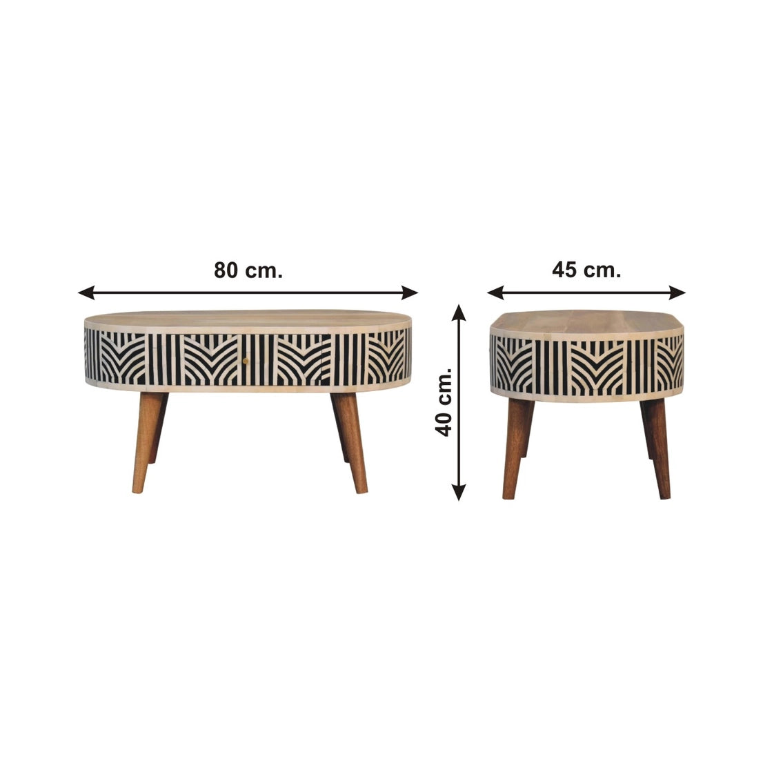 Edessa Bone Inlay Coffee Table - DesignsByZuedi
