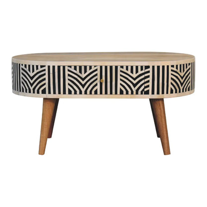 Edessa Bone Inlay Coffee Table - DesignsByZuedi
