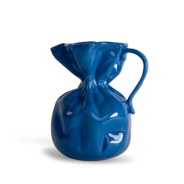 Kentish - Crumple Vase, Blue