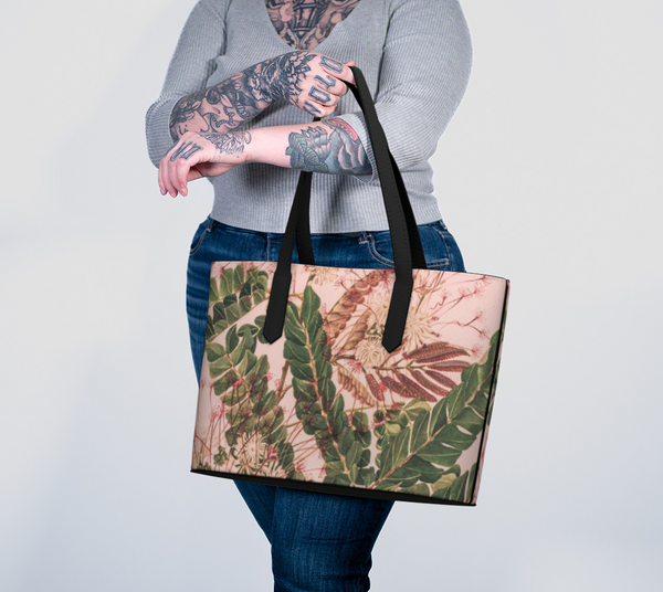 Vegan Leather Tote Bag