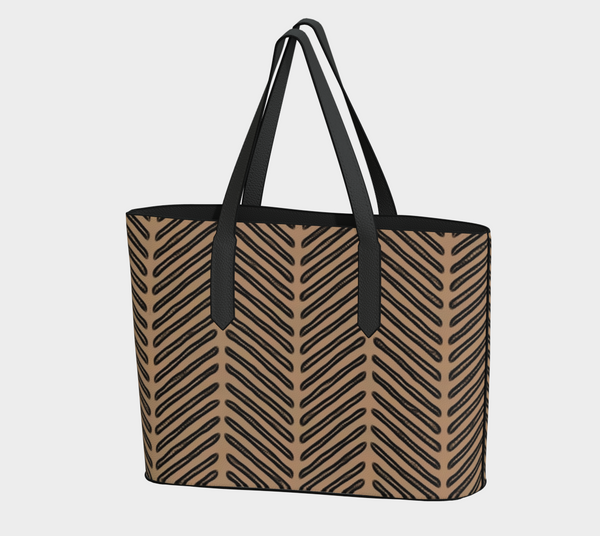 Vegan Leather Tote Bag