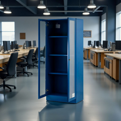 Midgeham - 59-inch French Door Metal Cabinet