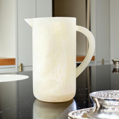 Lucente Resin Matte White Beverage Pitcher
