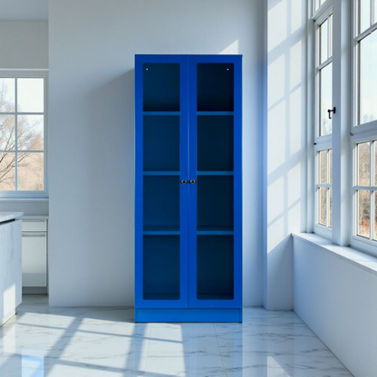 Midgeham - 59-inch French Door Metal Cabinet