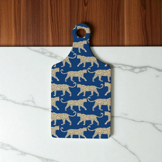 Gazeland - Charcuterie Serving Board W/Handle - Big Cats - DesignsByZuedi